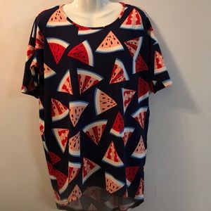 LulaRoe Watermelon S/S Top